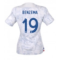 Ranska Karim Benzema #19 Vieraspaita Naiset MM-kisat 2022 Lyhythihainen